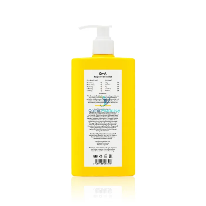 Q+A Ceramide Body Lotion 250ml - Image 2