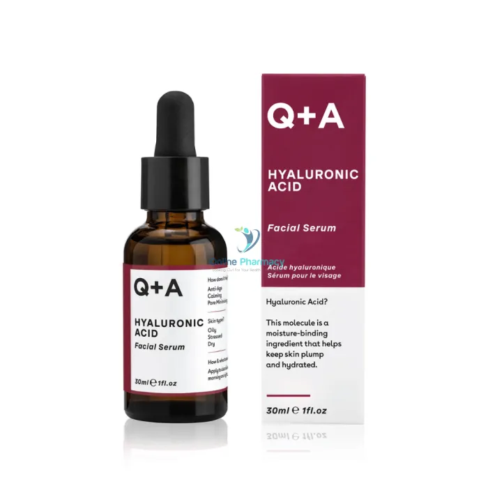 Q+A Hyaluronic Acid Facial Serum 30ml - Image 2