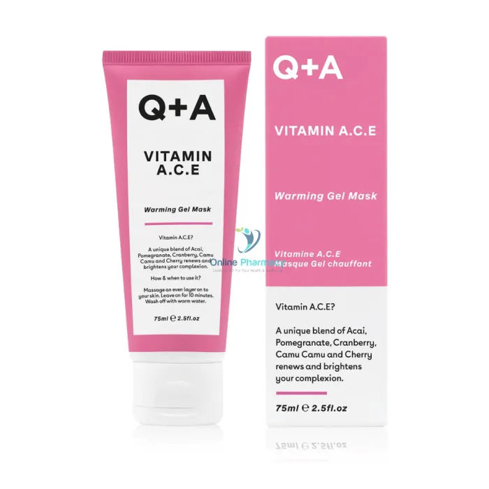 Q+A Vitamin A.C.E. Warming Gel Mask 75ml - Image 2