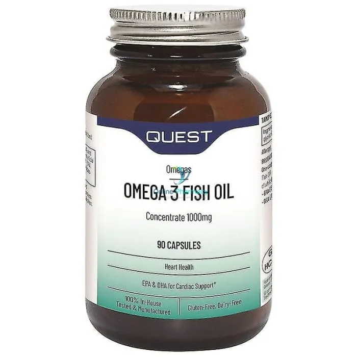 Quest Omega 3 Fish Oil Capsules - 90 Pack