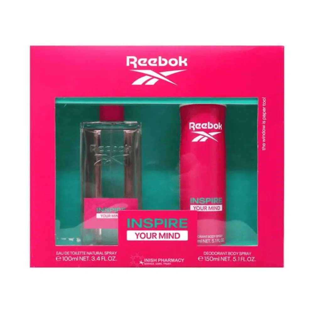 Reebok Inspire Your Mind Ladies 100ml 2pc Gift Set