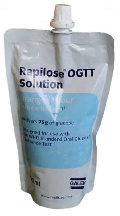 Rapilose OGTT Standardised Glucose Solution 300ml - For Glucose Tolerance Tests