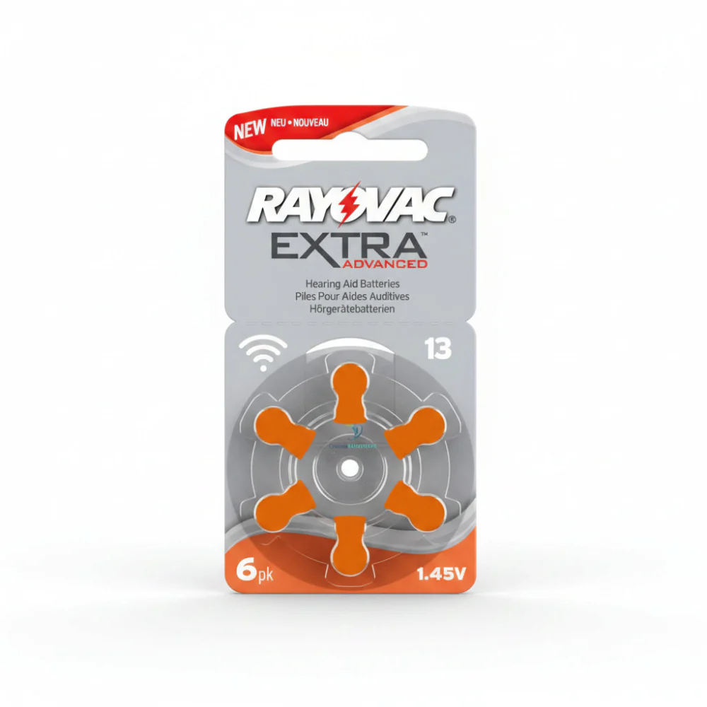 Rayovac Extra Size 13 Hearing Aid Batteries - 6 Pack