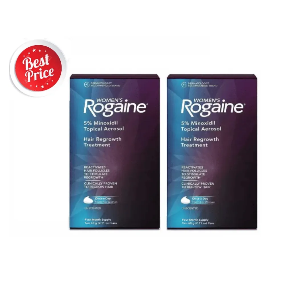 Regaine 5% Foam For Women - 4 x 60g (8 Month Supply)