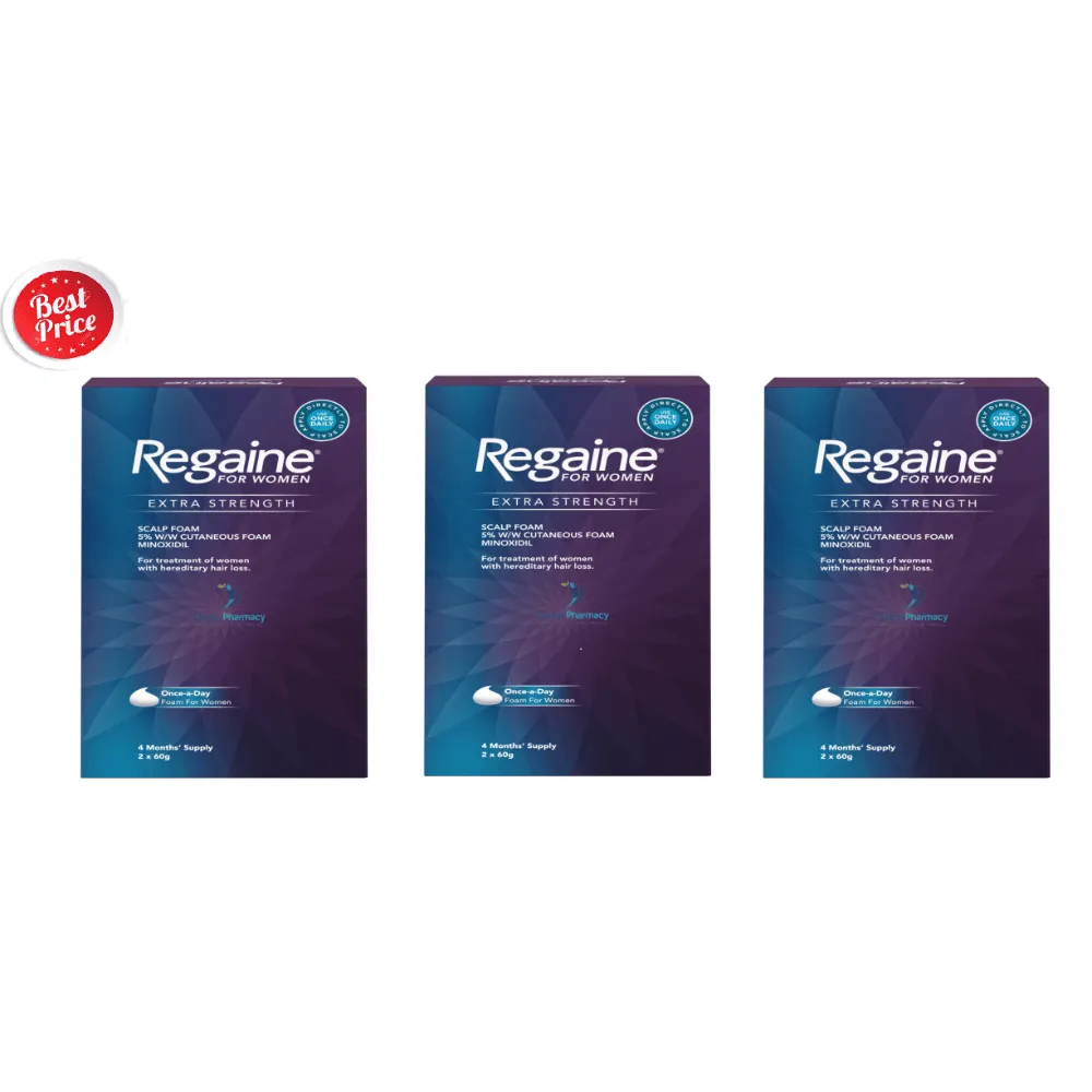 Regaine 5% Foam For Women - 6 x 60g (12 Month Supply) - Image 2