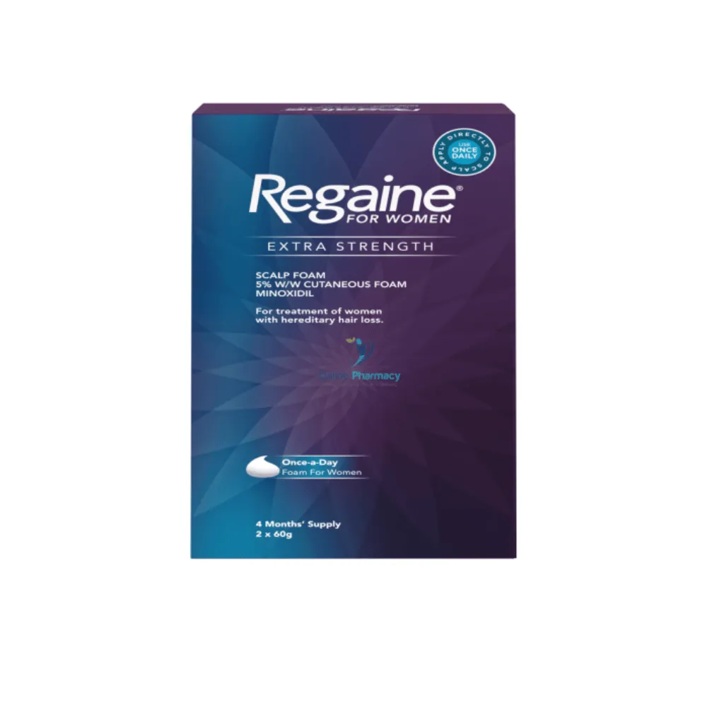 Regaine 5% Foam For Women - 2 x 60g (4 Month Supply) - Image 2