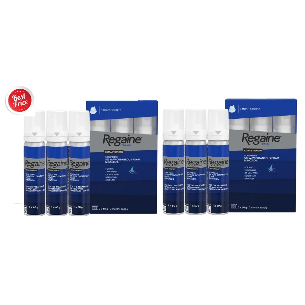 Regaine (minoxidil) 5% Foam For Men - 6 Month Supply - Image 2