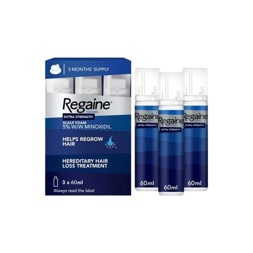 Regaine (minoxidil) 5% Foam For Men - 6 Month Supply - Image 4