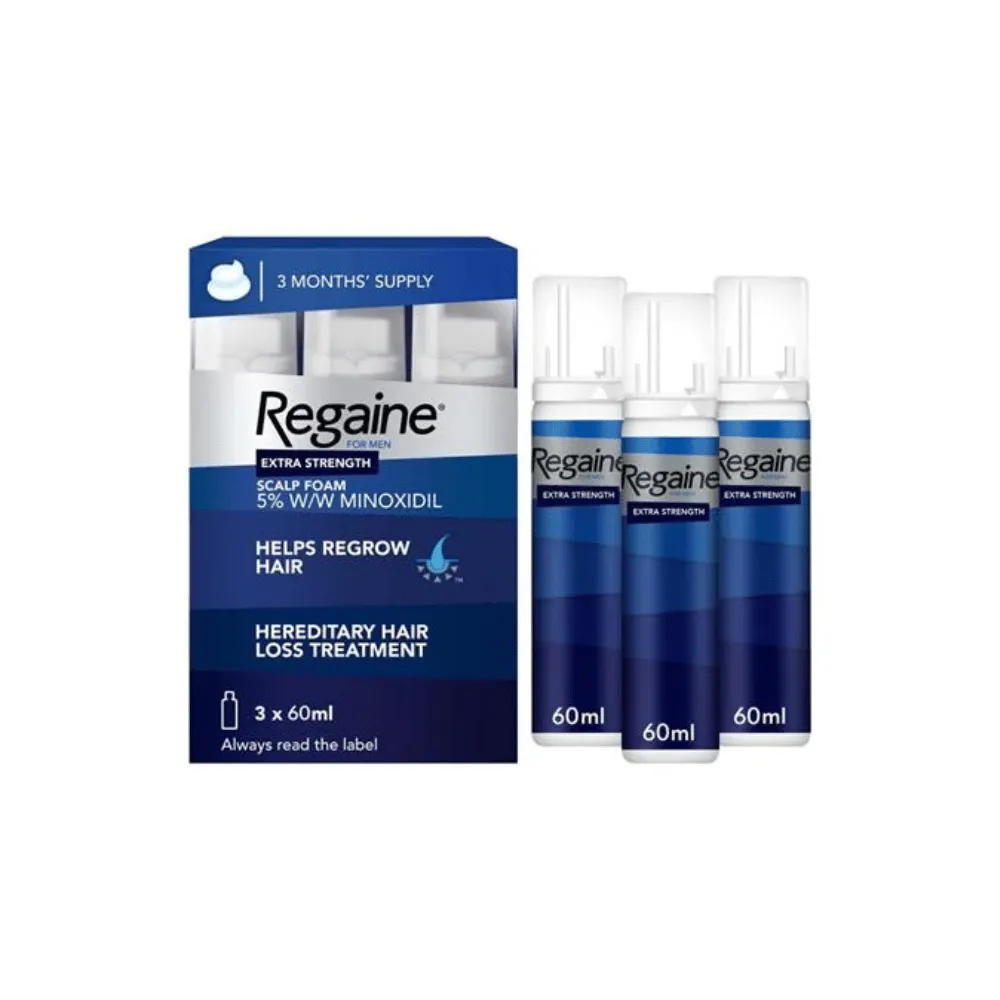 Regaine (minoxidil) 5% Foam For Men - 9 Month Supply - Image 3