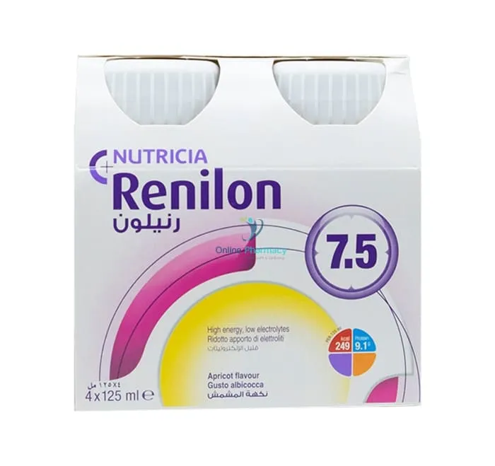 Renilon 7.5 Nutrition Drink For Kidney Disease - 4 x 125ml - Image 2