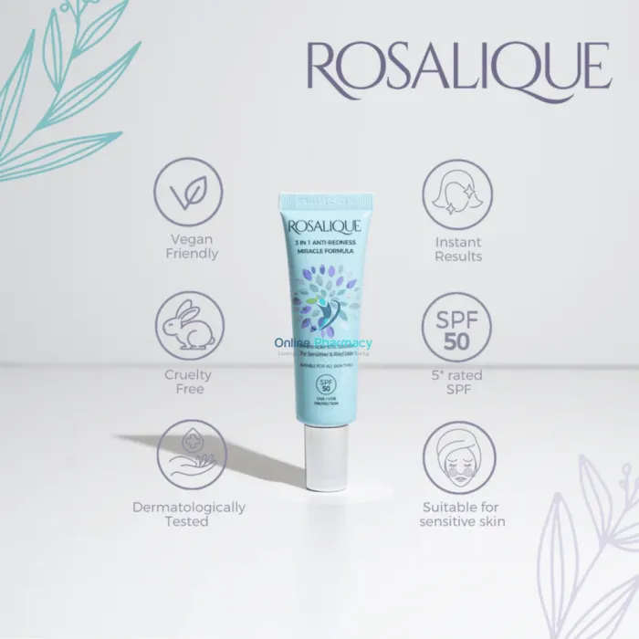 Rosalique 3 in 1 Anti-Redness Miracle Formula SPF50 - Image 2