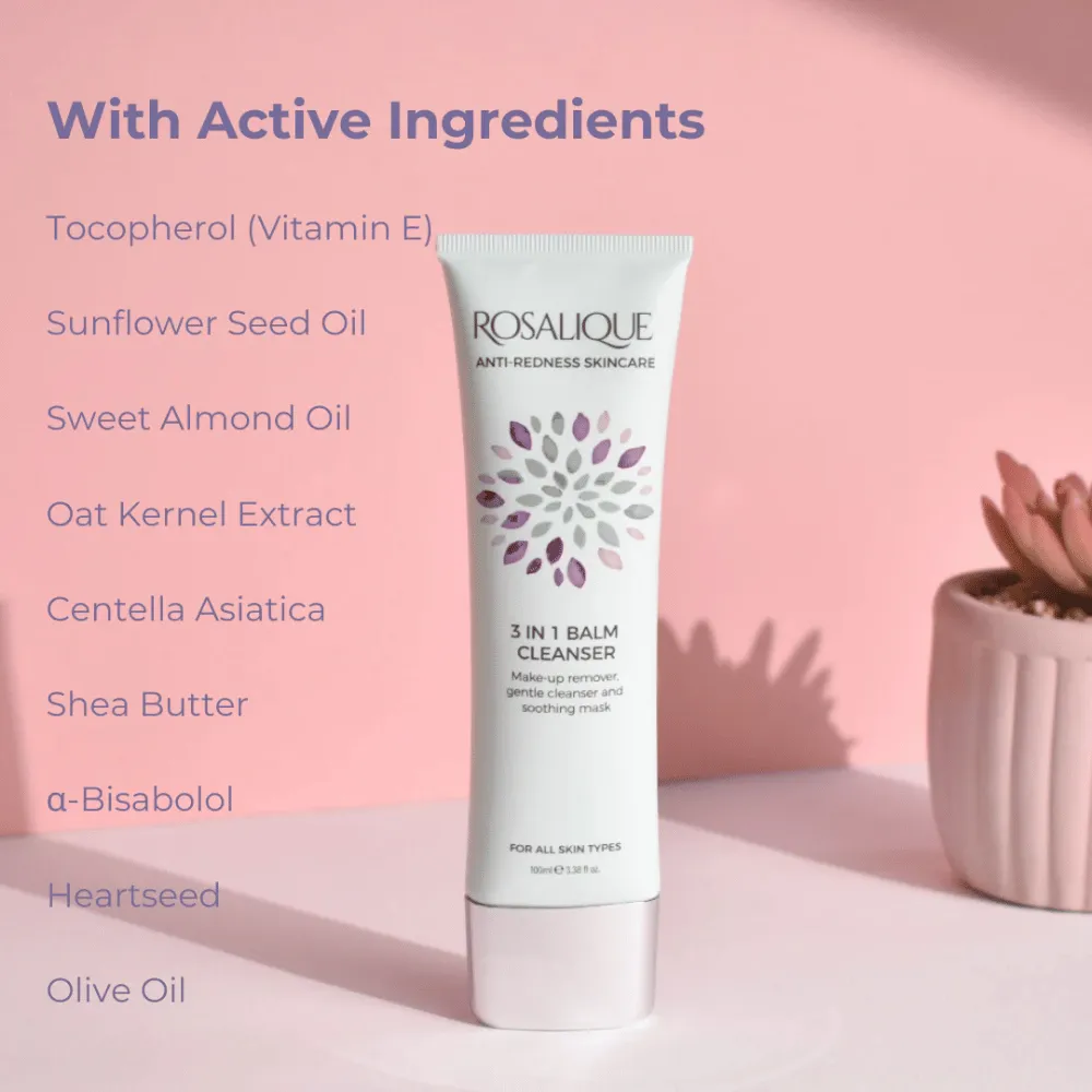 Rosalique 3 in 1 Balm Cleanser 100ml - Image 2