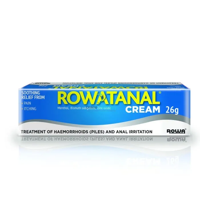 Rowatanal Cream for Hemorrhoids & Piles - 26g