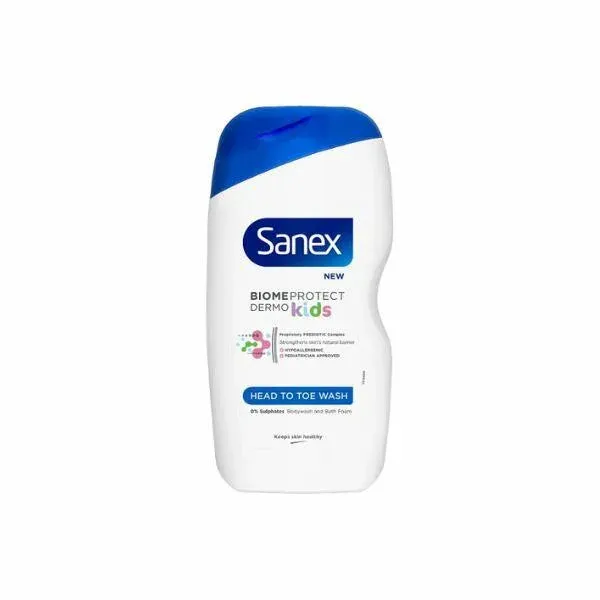Sanex Kids Head To Toe Dermo Wash - 450ml