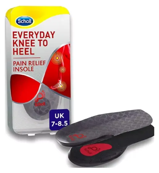 Scholl Orthotic Knee to Heel Insoles - S/M/L - Image 2