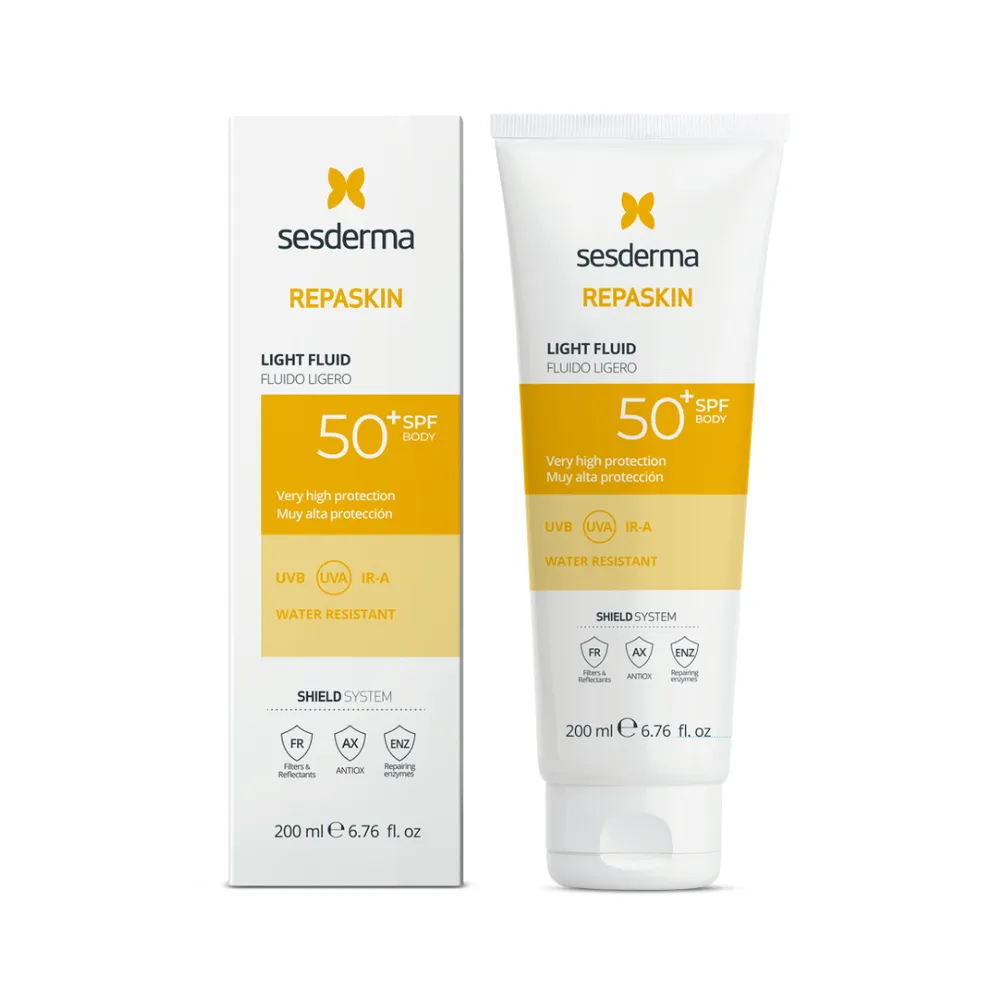 Sesderma Repaskin Light Fluid For Body SPF50+ 200ml - Image 2
