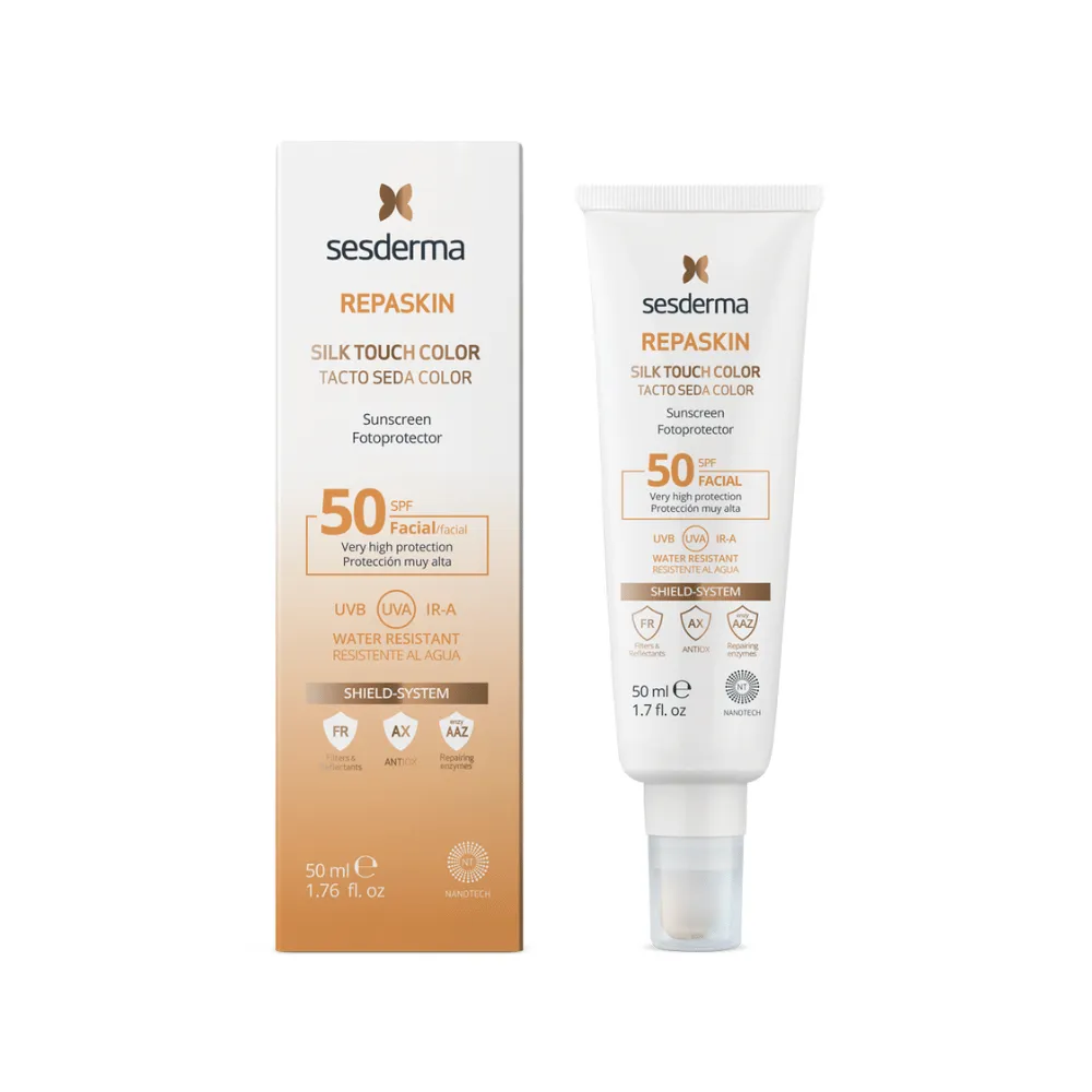 Sesderma Repaskin Silk Touch Color Facial SPF50 50ml - Image 2