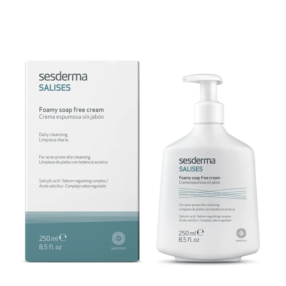 Sesderma Salises Foamy Soap-Free Cream Gel 250ml - Image 2