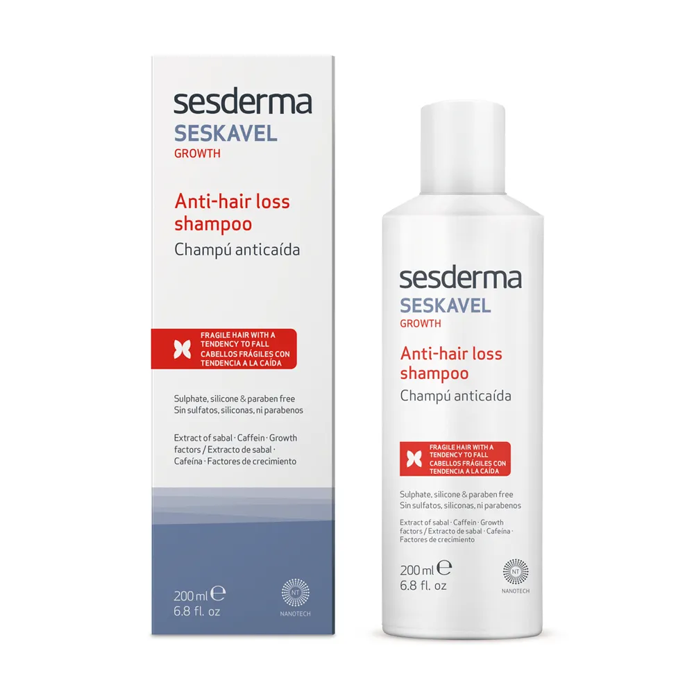 Sesderma Seskavel Growth Anti-Hair Loss Shampoo 200ml - Image 2