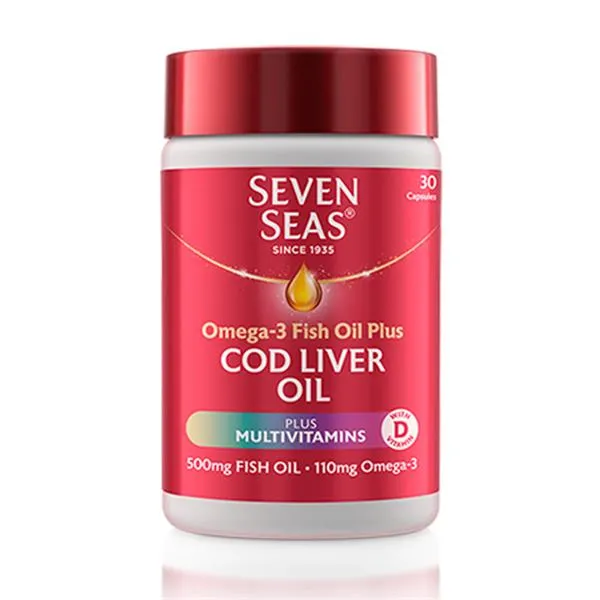 Seven Seas Cod Liver Oil + Multivitamin Capsules - 30/90 Pack - Image 2