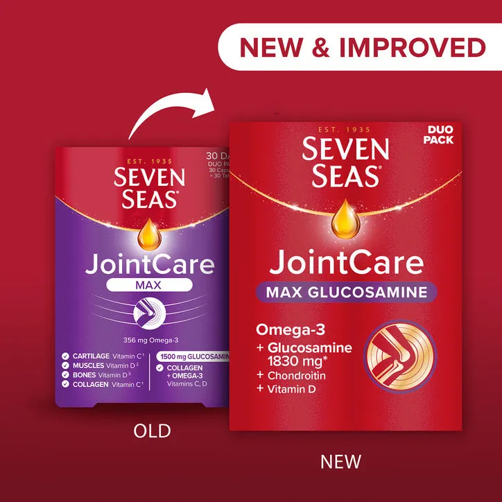 Seven Seas Jointcare Max Glucosamine - 30 + 30 Pack