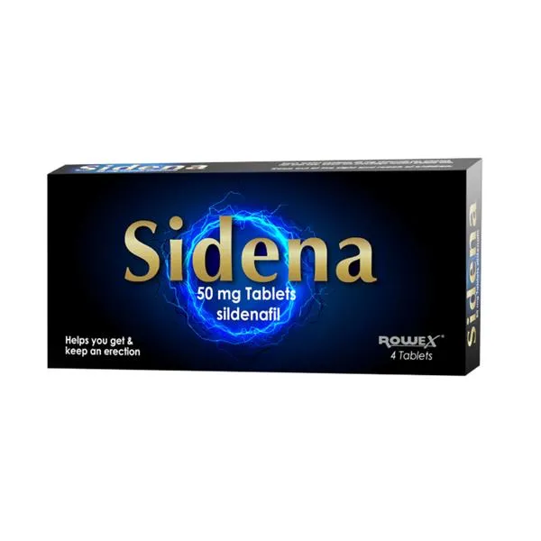 Sidena (Sildenafil) 50mg Tablets - 4/8 Pack - Image 3