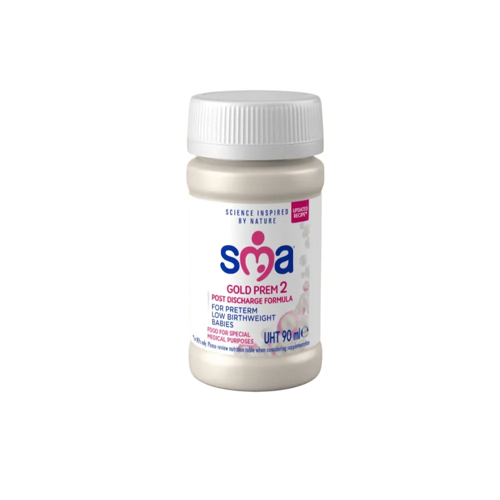 SMA Gold Prem 2 32x90ml + Cow & Gate RTF Preterm Teats (32 Teats) - Image 3