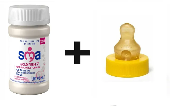 SMA Gold Prem 2 32x90ml + SMA Hygienic Teats (32 Teats) - Image 2