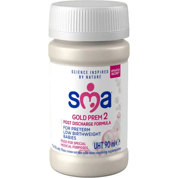 SMA Gold Prem 2 32x90ml + SMA Hygienic Teats (32 Teats) - Image 3