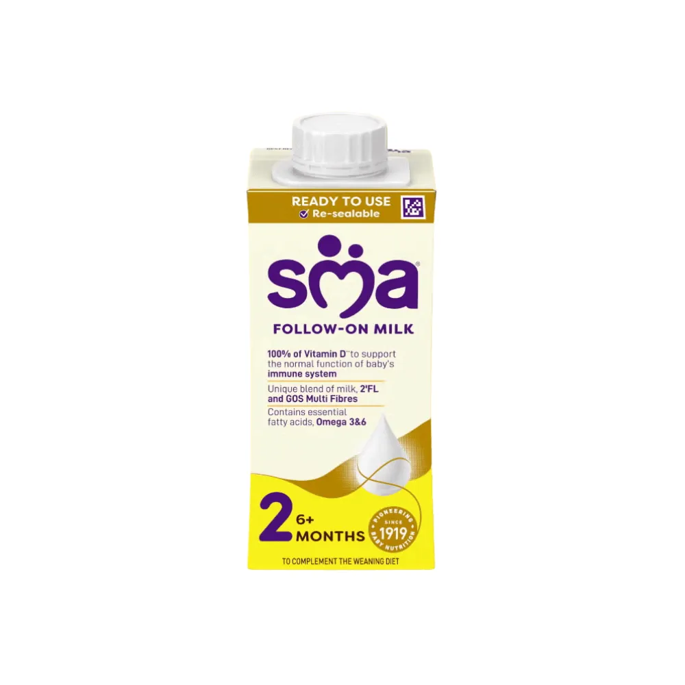 SMA Pro 2 Follow on Milk 6+ Months - 12 x 200ml - Image 2
