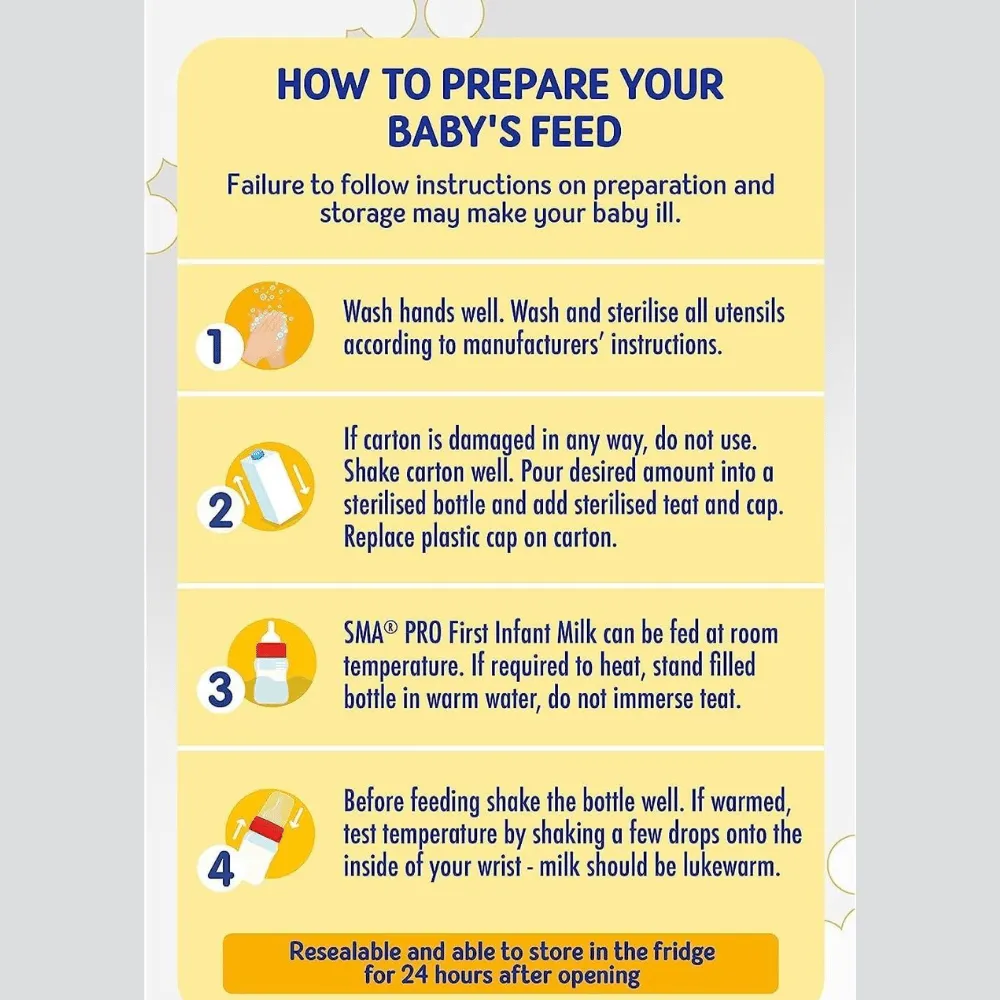 SMA Pro First Infant Milk - 1L - Image 6