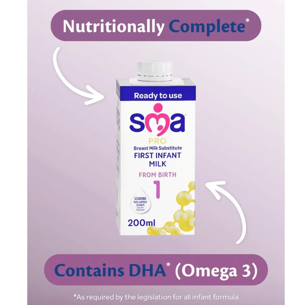 SMA Pro First Infant Milk - 12 x 200ml - Image 4