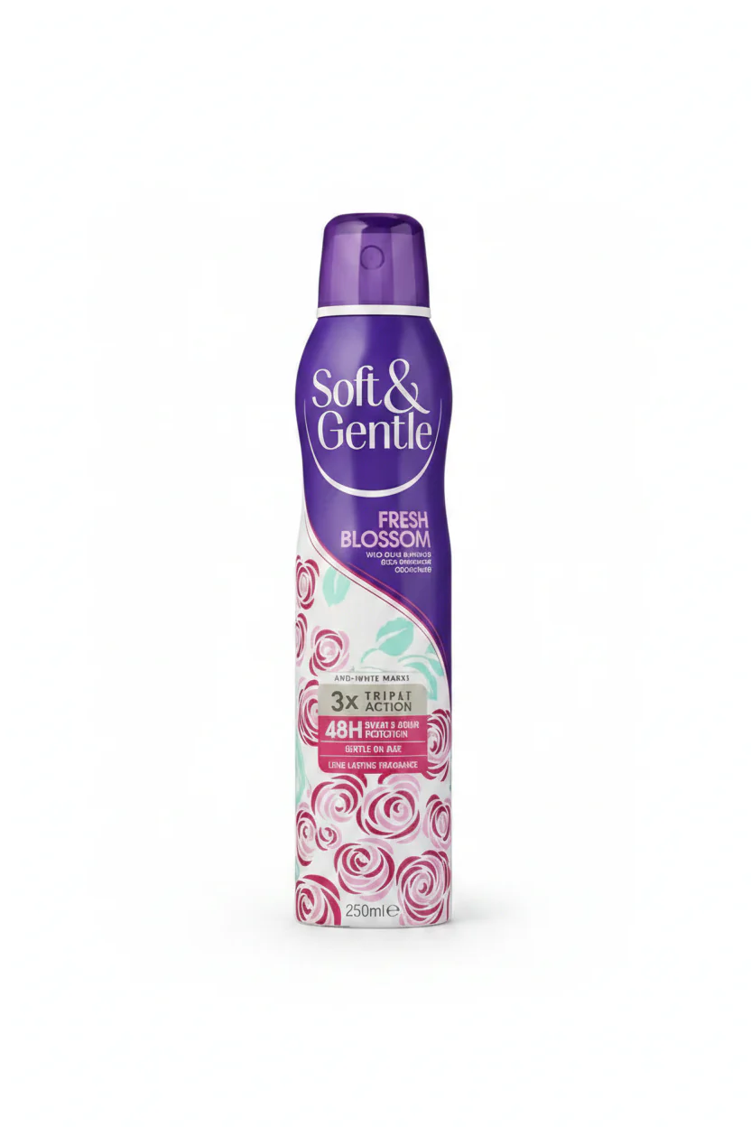 Soft & Gentle Fresh Blossom Wild Rose & Vanilla Deodrant - 250ml