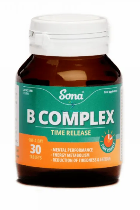 Sona B Complex Time Release - 30 / 60 / 120 Tablets