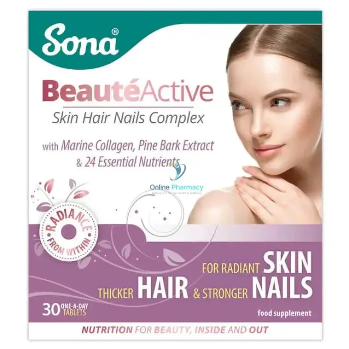 Sona BeauteActive Tablets - 30 Caps