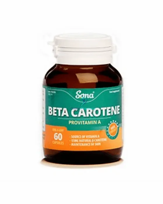Sona Beta Carotene 15mg Perles - 30/60 Pack