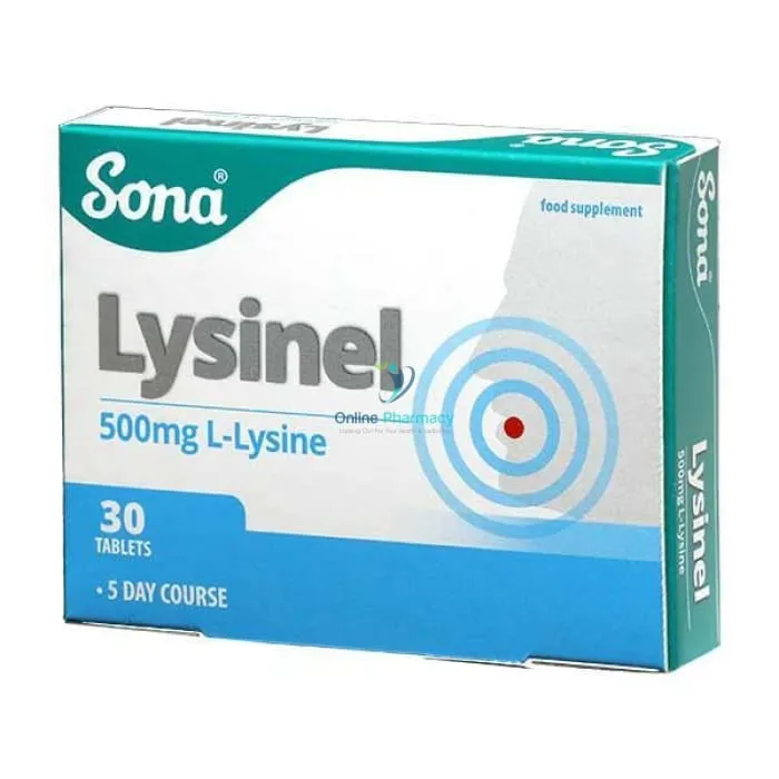 Sona Lysinel Core Sore Tablets - 30 Pack