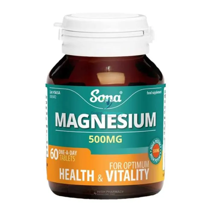 Sona Magnesium 500mg - 60 Tablets