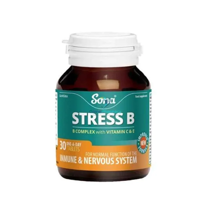 Sona Stress B Complex with Vitamin C - 30/60 Pack