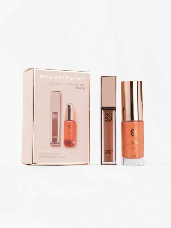 SoSu Blush & Lip Glaze Set - Peach