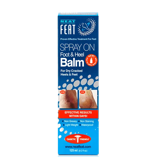 Neat Feat Spray On Foot and Heel Balm for Dry, Cracked feet - 125ml - Image 2