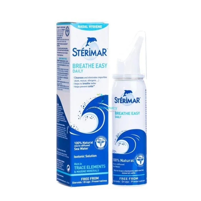 Sterimar Breathe Easy Daily Nasal Spray - 50ml/100ml