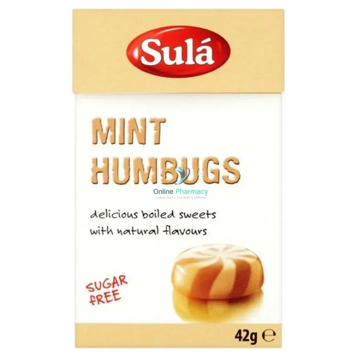 Sula Mint Humbug Sugar Free Sweets