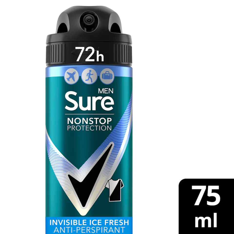 Sure For Men Invisible Ice Anti-Perspirant - 75ml