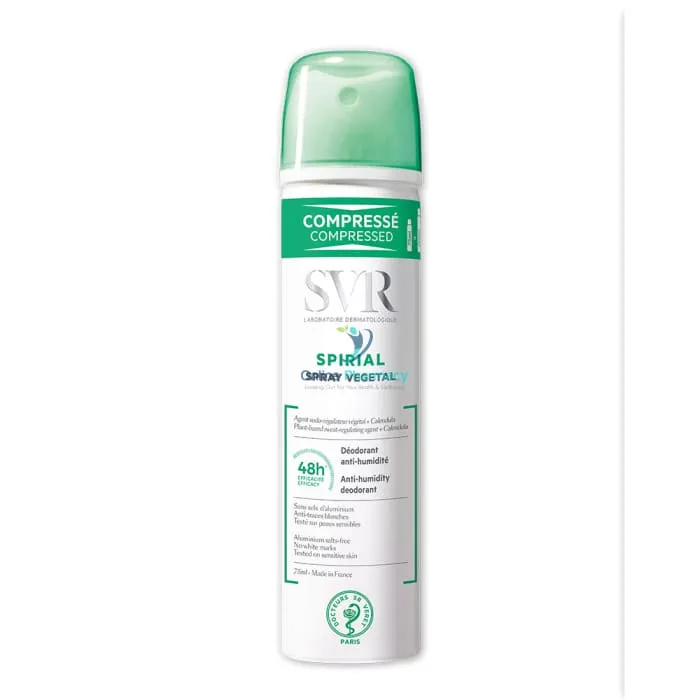 SVR Spirial -Vegetable Deoderant Spray 75ml Anti-Humidity