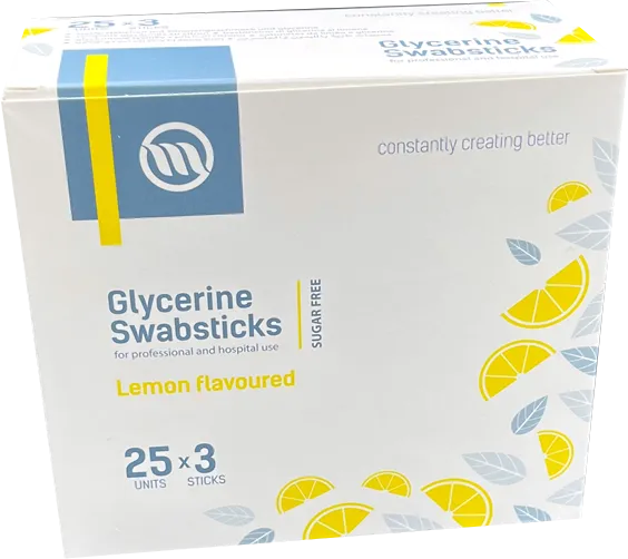 Swabstick Lemon & Glycerine - 25 x 3