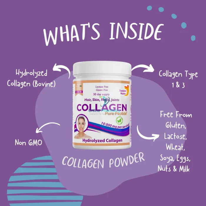 Swedish Nutra Collagen 10,000mg Powder - Image 2