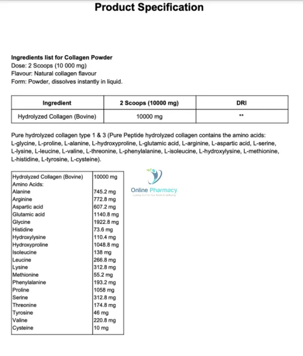 Swedish Nutra Collagen 10,000mg Powder - Image 3