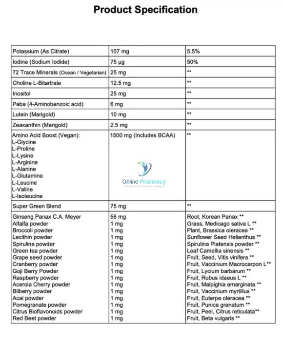 Swedish Nutra Mega Sport Multivitamin - 500ml - Image 4