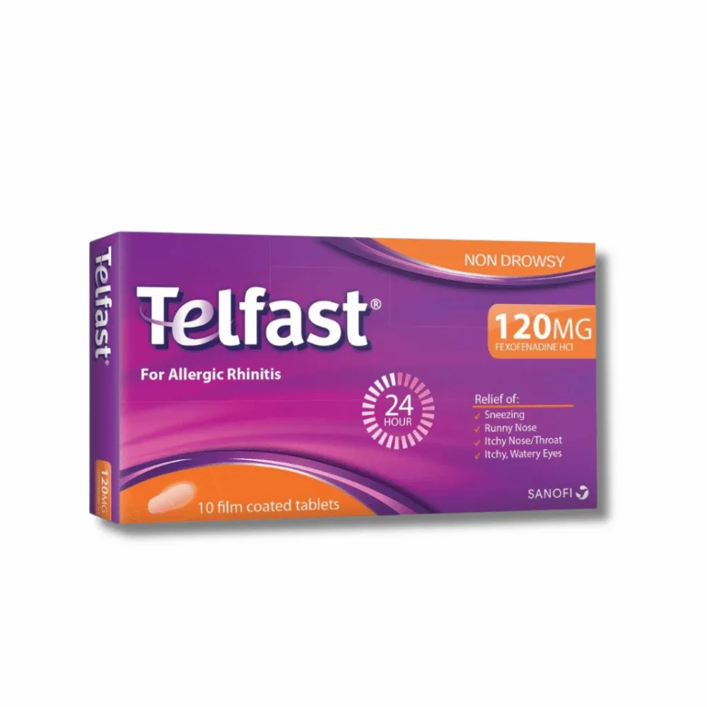 Telfast Allergy 120mg Fexofenadine Tablets - 30 Pack
